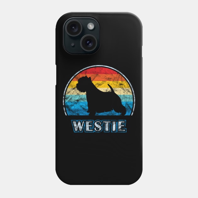 Westie Vintage Design Dog Phone Case by millersye