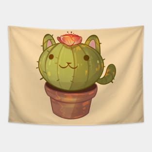 Cat Cactus Tapestry