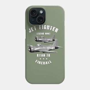 Ryan FR Fireball  Military Jet Fighter Plane WW2 Phone Case