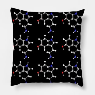 Serotonin Molecule Pillow