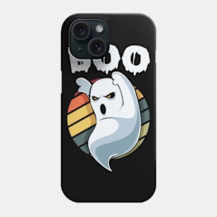 Ghost - Boo Cute Halloween Ghost Retro Vintage Phone Case