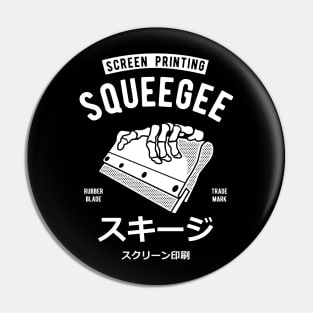 Squeegee Screen Printing Pin