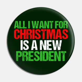 Funny Impeach Trump for Christmas Pin