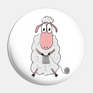 Sheep knitting Pin