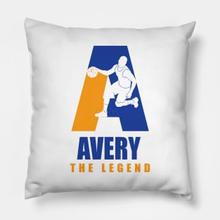 Avery Custom Player Basketball Your Name The Legend Pillow