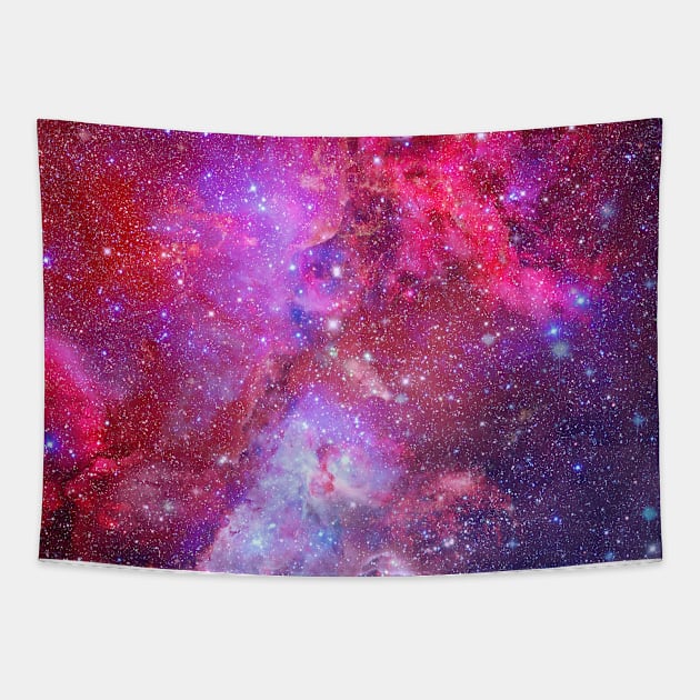 Pink Space Galaxy Tapestry by NewburyBoutique