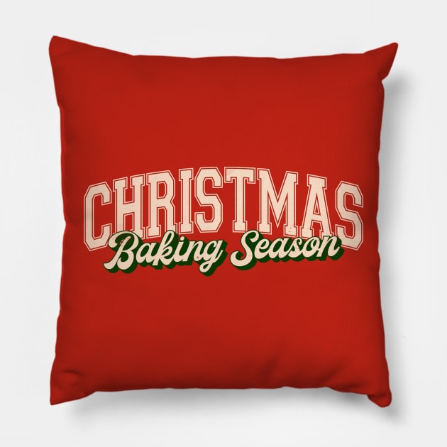 christmas baking season (grunge) Pillow by SmithyJ88