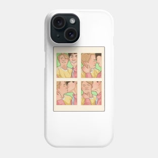 Alt Nick and Charlie - heartstopper photo booth scene Phone Case