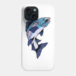 Fishing Trout Illustration Phone Case