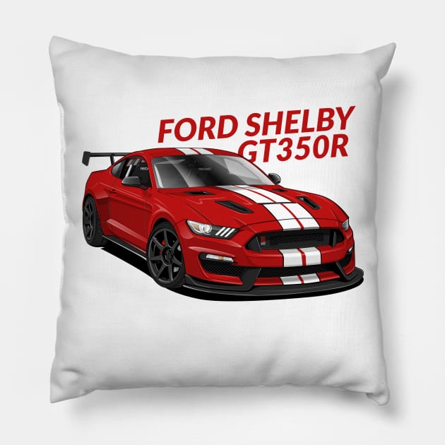 Ford Mustang Shelby Pillow by aimey