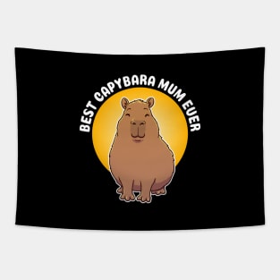 Cute Best Capybara Mum Ever Tapestry