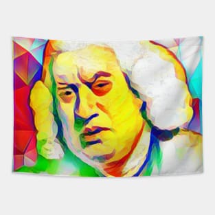 Samuel Johnson Colourful Portrait | Samuel Johnson Artwork 11 Tapestry