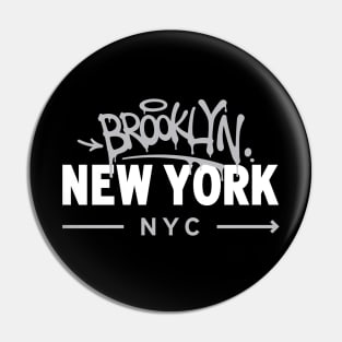 Brooklyn - New York - NYC (v2) Pin