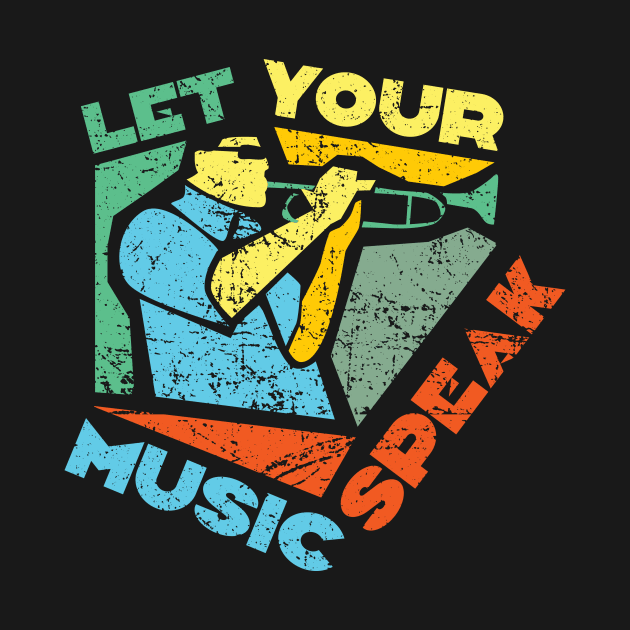 Let Your Music Speak - Modern Art Trumpeter by jazzworldquest