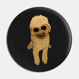 Cool Golden Doodle Pin