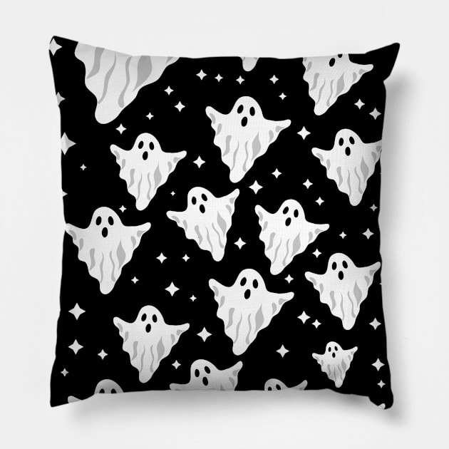 Ghosts Pillow by nickemporium1