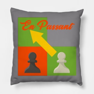 En Passant - Chess Meme Design Pillow