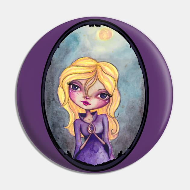 Moon Witch Pin by LittleMissTyne