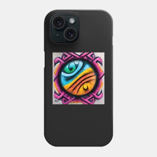 funky ying yang Phone Case