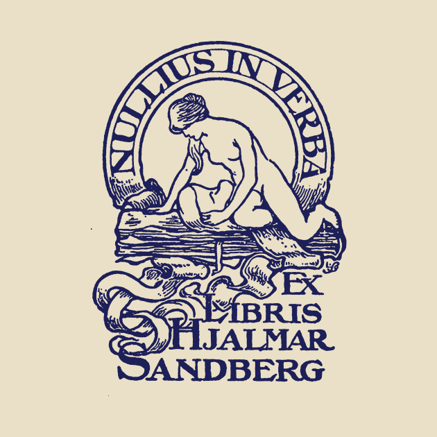 Ex Libris Hjalmar Sandberg by MindsparkCreative