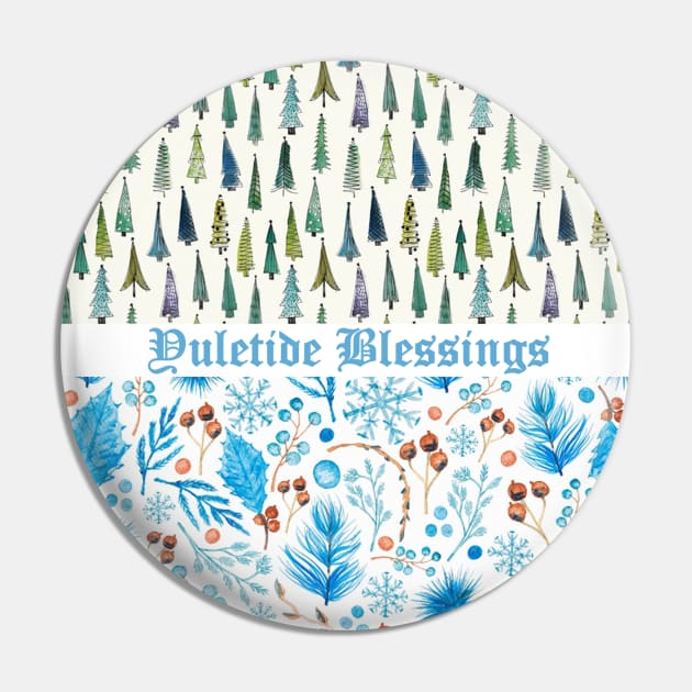 Yuletide Blessings December Pin by Wicca Fairy