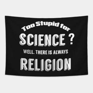 Science vs Religion Tapestry