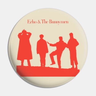 Echo and bunnymen Red Pin