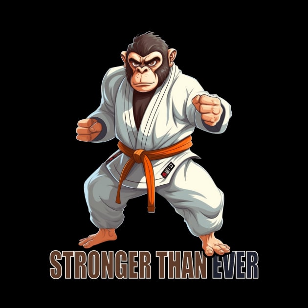 Karate Ape - Stronger Than Ever by Tee-Magination