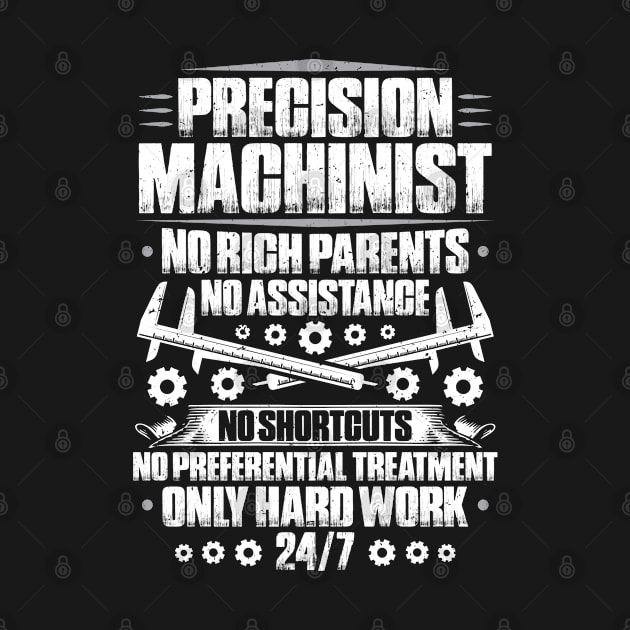 Precision Machinist Precision Mechanics by Krautshirts