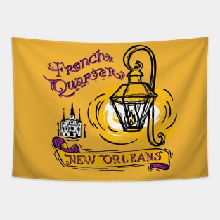 French Quarter Lantern Tapestry