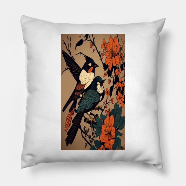 ukiyoe Pillow by artoriaa