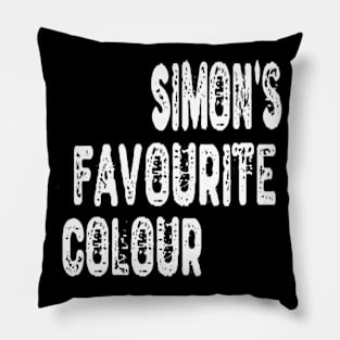 Simon's Favourite Colour Pillow