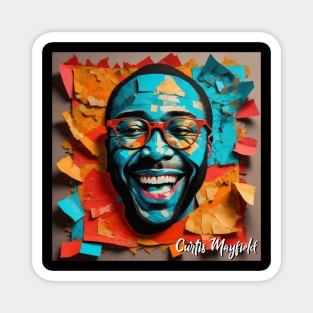 Curtis Mayfield // Paper Art Magnet