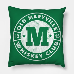 Old Maryville Whiskey Club - whiteout Pillow