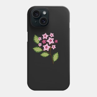 Hoya australis plant with flowers Phone Case