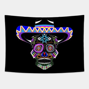 mariachi in death smile pattern ecopop Tapestry