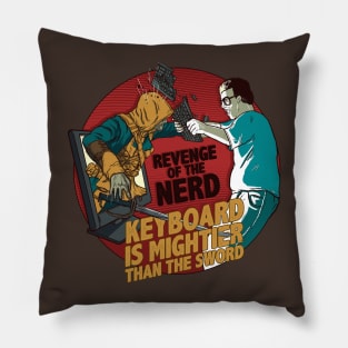 The Revenge of the Nerd Pillow