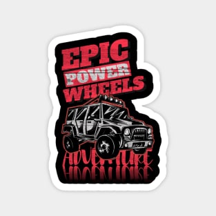 4x4 Power Wheels Offroader Magnet