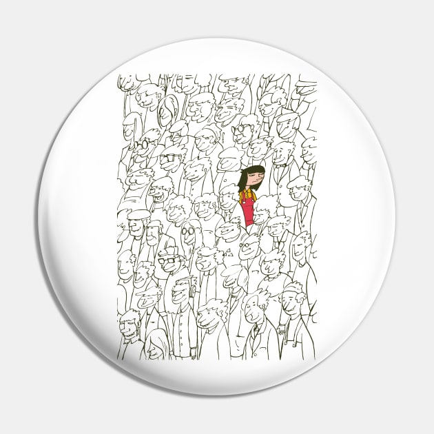 The introvert Pin by A N Illustration