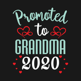 Promoted To Grandma 2020 New Grandma To Be T-Shirt