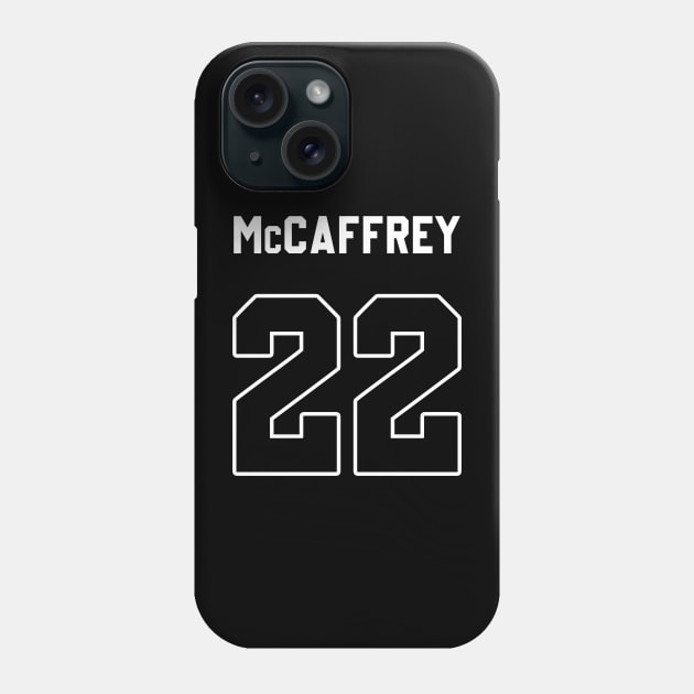 Christian McCaffrey Back Phone Case by Cabello's