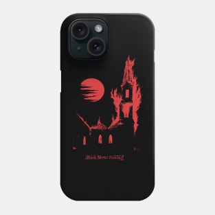 Black Metal Sunday (red version) Phone Case