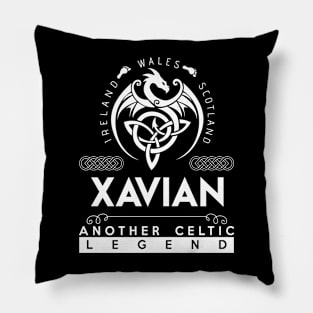 Xavian Name T Shirt - Another Celtic Legend Xavian Dragon Gift Item Pillow