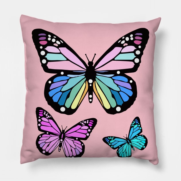 butterfly Pillow by JulietLake