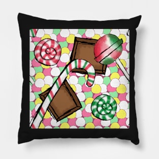 So Much Christmas Candy! Pillow