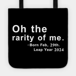 Feb 29th Birthday February 29th Leap Year Birthday Gifts Tote