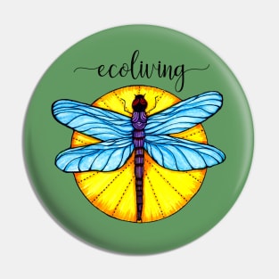 Ecoliving Dragonfly Pin