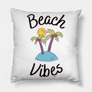 Beach Vibes (Light colors) Pillow