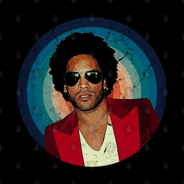 Lenny's Groove Garb Unleash the Spirit of Kravitz on Your Chest by HOuseColorFULL