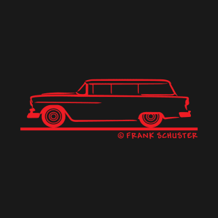 1955 Chevrolet 1-50 Stationwagon T-Shirt